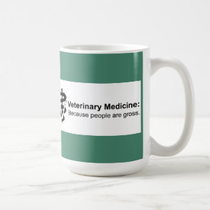 Por que medicina veterinária? 15 onças. Caneca
