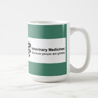 Por que medicina veterinária? 15 onças. Caneca