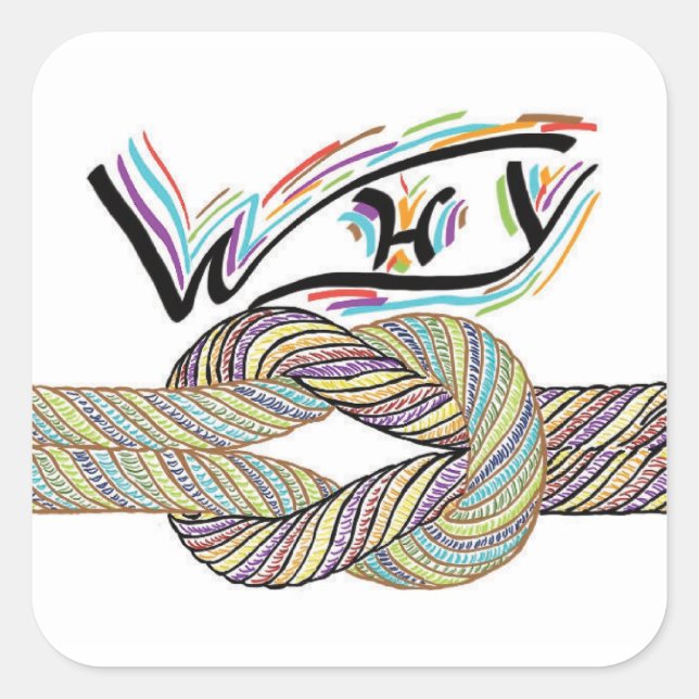 "Por que não" são autocolantes ilimitados (Frente)