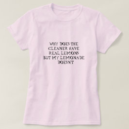 POR QUE O LIMPEZA TEM CAMISA DE LEMONADE?