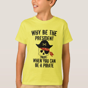 Por que ser design de camiseta pirata engraçada do