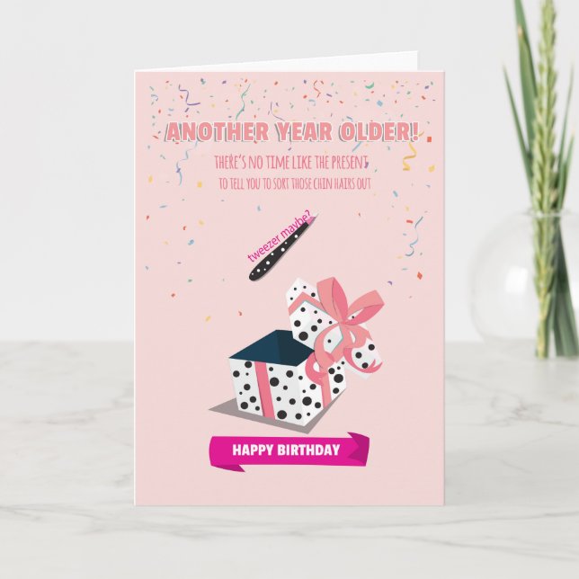 Por Seu Engraçado Cartão De Aniversário De Twezer (Frente)