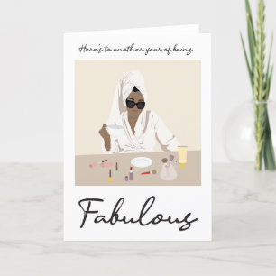 Por Seu Fabuloso Cartão De Aniversário