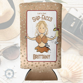 Por Sua Engraçada Bebida De Férias Da Praia Da Cru