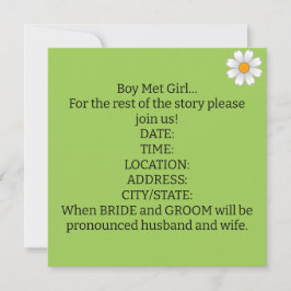 Por um pouco de convite para casamento de humor Wo