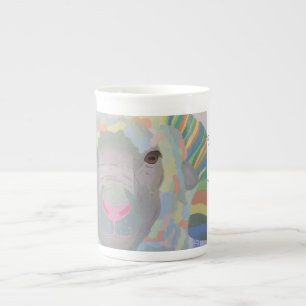 Porcelana Artista de Halliday da safira da caneca da piada