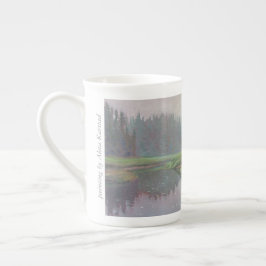 Porcelana Ascensão da maré do estuário de Musquash - caneca