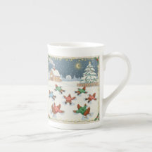 Aves de Natal em Movimento, Caneca de Café