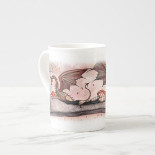 Porcelana Caneca Alta do Dragão Fada dos Ventos de Outono