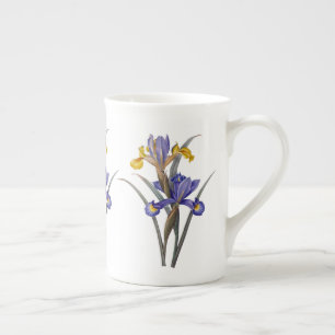 Porcelana Caneca azul e Dourado de China de osso de Redoute