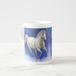 Porcelana Caneca celestial de China de osso do cavalo do