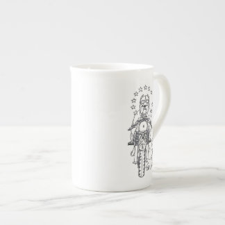 Porcelana Caneca com o cão de Brexit que sae de Europa em