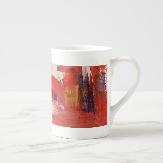Porcelana Caneca de Arte Abstrata (Direita)