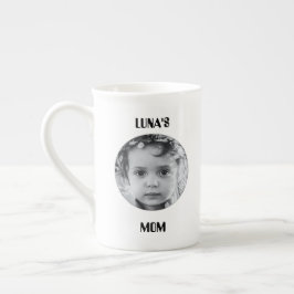 Porcelana Caneca de Café com Imagem e Nome Personalizados