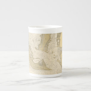 Porcelana Caneca de café da Ilha Sanibel (1918)