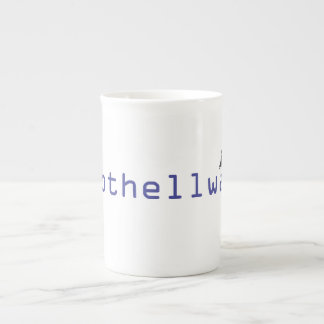 Porcelana caneca de café do bothellwa
