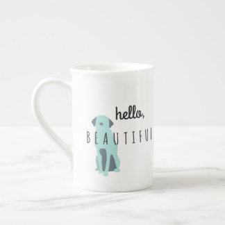 Porcelana Caneca de café - olá!, bonito - para ela