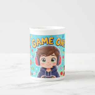 Porcelana Caneca de Café para Adolescente Jogador – Presente