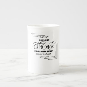 Porcelana Caneca de cerveja Sage Sayings