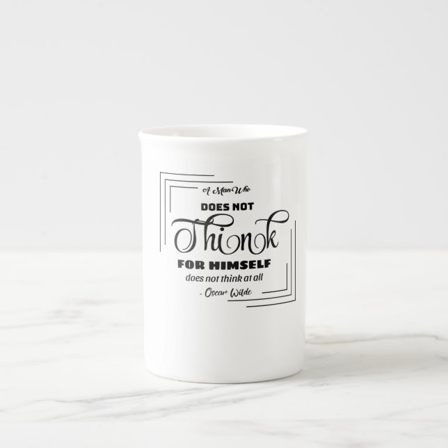 Porcelana Caneca de cerveja Sage Sayings (Frente)