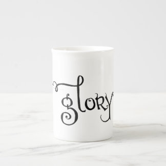 Porcelana Caneca de China de osso da "glória"
