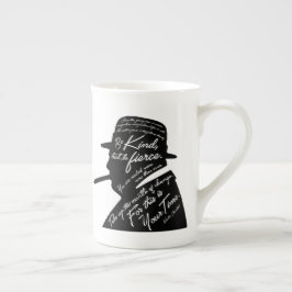 Porcelana Caneca de China de osso de Churchill