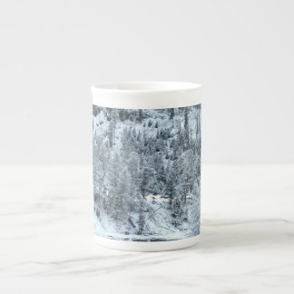 Porcelana Caneca de China de osso - de "dia inverno em