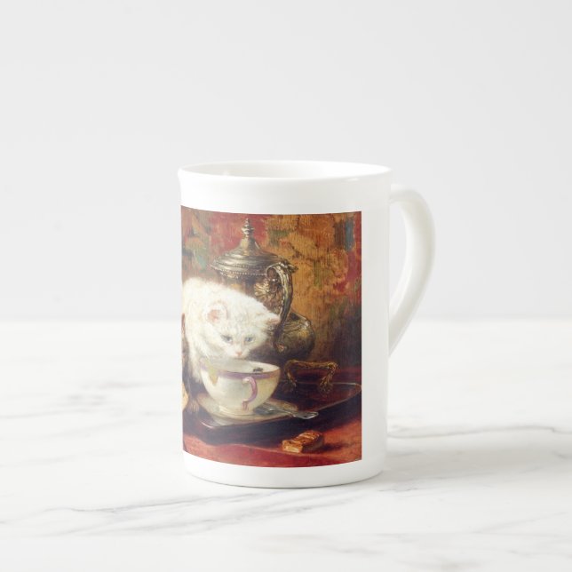 Porcelana Caneca de China de osso do chá alto (Frente Esquerda)