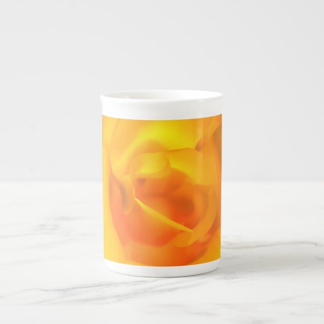 Porcelana Caneca de Especialidade em Rosa (Frente)