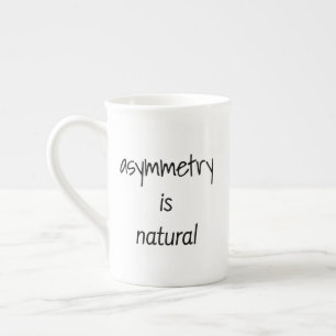 Porcelana Caneca de Especialidade Natural da Assimetria