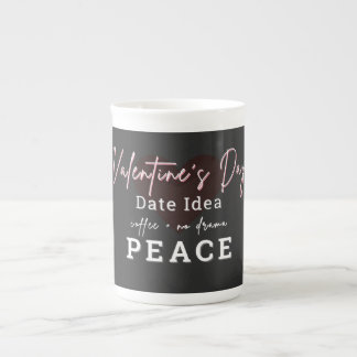 Porcelana Caneca de Latte do Dia dos Namorados