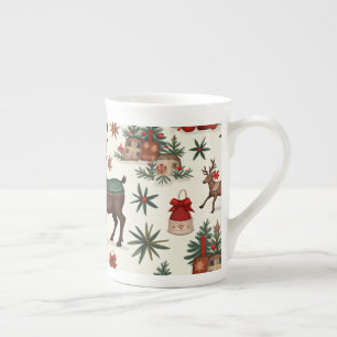 Porcelana caneca de Natal