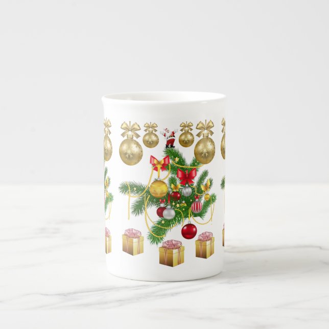 Porcelana Caneca de Natal (Frente)