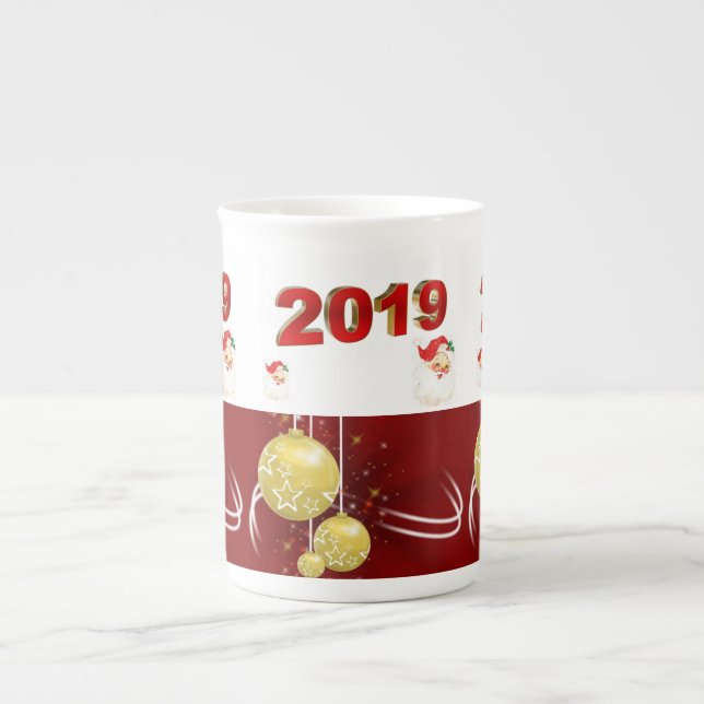 Porcelana Caneca de Natal, 2019 (Frente)
