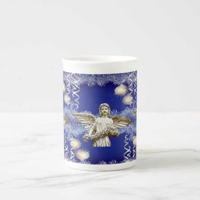 Porcelana Caneca de Natal, Angel (Frente)