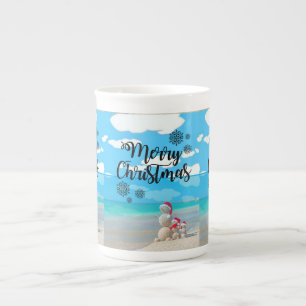 Porcelana Caneca de Natal Boneco de Neve