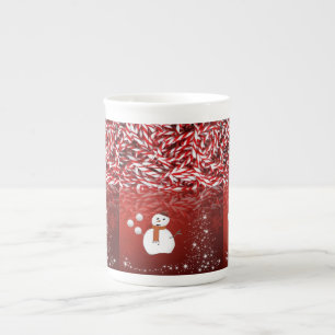 Porcelana Caneca de Natal Boneco de Neve