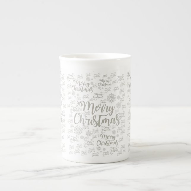 Porcelana Caneca de Natal, Feliz Natal (Frente)