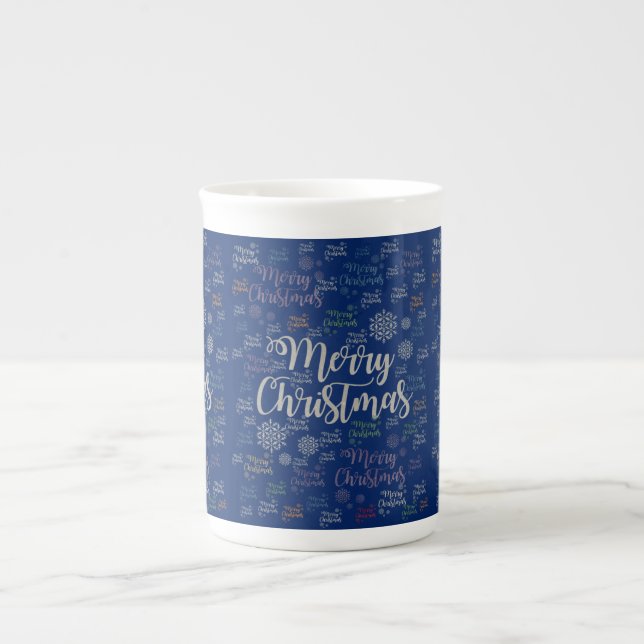 Porcelana Caneca de Natal, Feliz Natal (Frente)