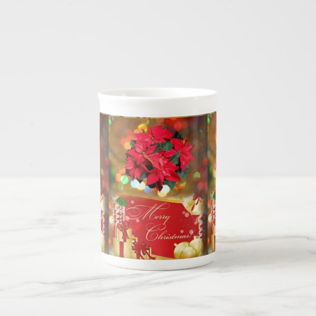Porcelana Caneca de Natal, Natal, Feliz Natal (Frente)