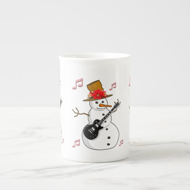 Porcelana Caneca de Natal, Neve, Feliz Natal (Frente)