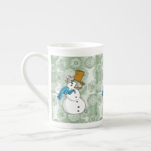 Porcelana Caneca de Natal, Neve, Feliz Natal