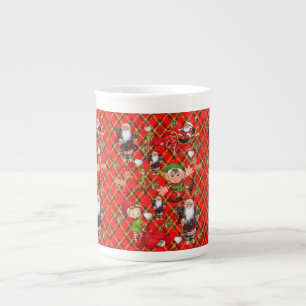 Porcelana Caneca de Natal, Papai Noel