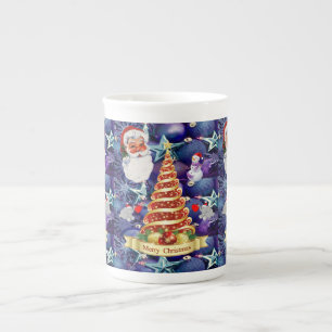 Porcelana Caneca de Natal, Papai Noel
