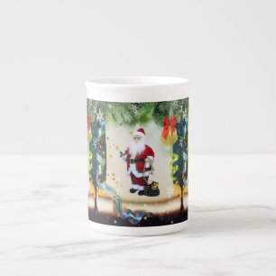 Porcelana Caneca de Natal, Papai Noel