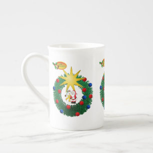 Porcelana Caneca de Natal, Papai Noel, Feliz Natal