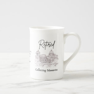 Porcelana Caneca de Presente de Aposentadoria para Viajantes