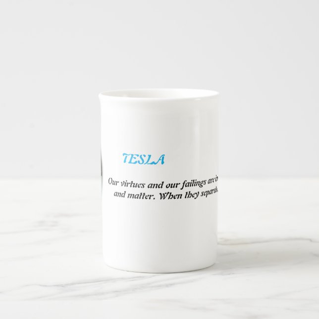 PORCELANA CANECA DE TESLA (Frente)