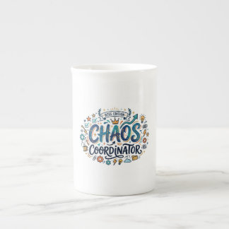 Porcelana Caneca de Viagem Edição Chefe Coordenador de Caos