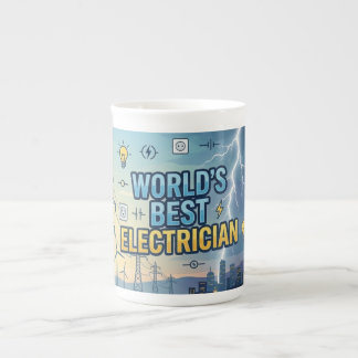 Porcelana Caneca de Viagem Melhor Eletricista do Mundo